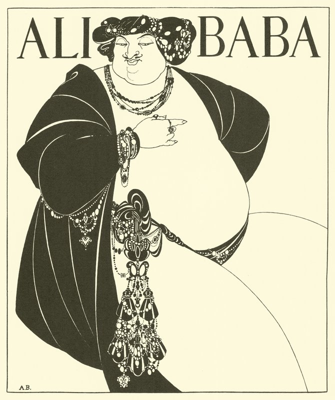 Ali Baba da Aubrey (after) Beardsley