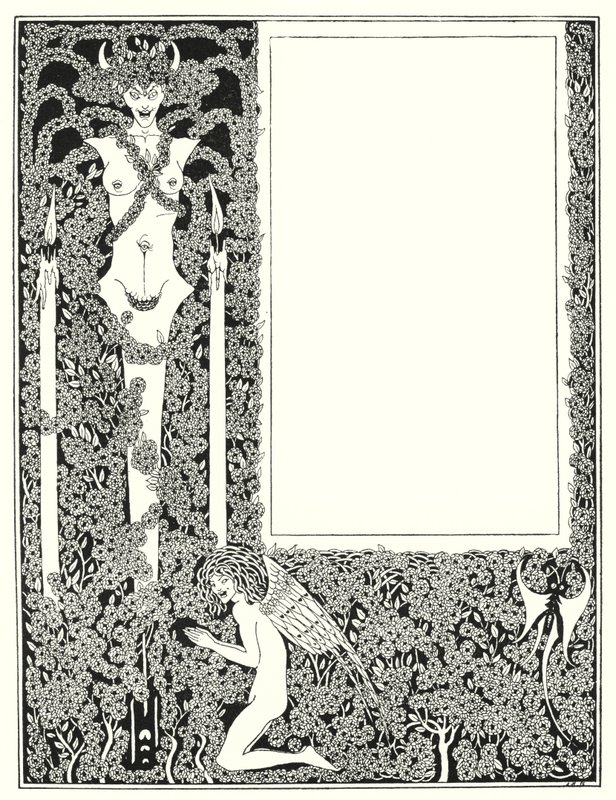 Progetto per la pagina del titolo di "Salomè" (incisione) da Aubrey (after) Beardsley
