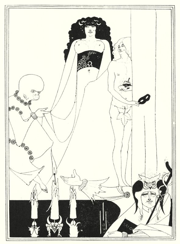 Entra Erodiade (incisione) da Aubrey (after) Beardsley