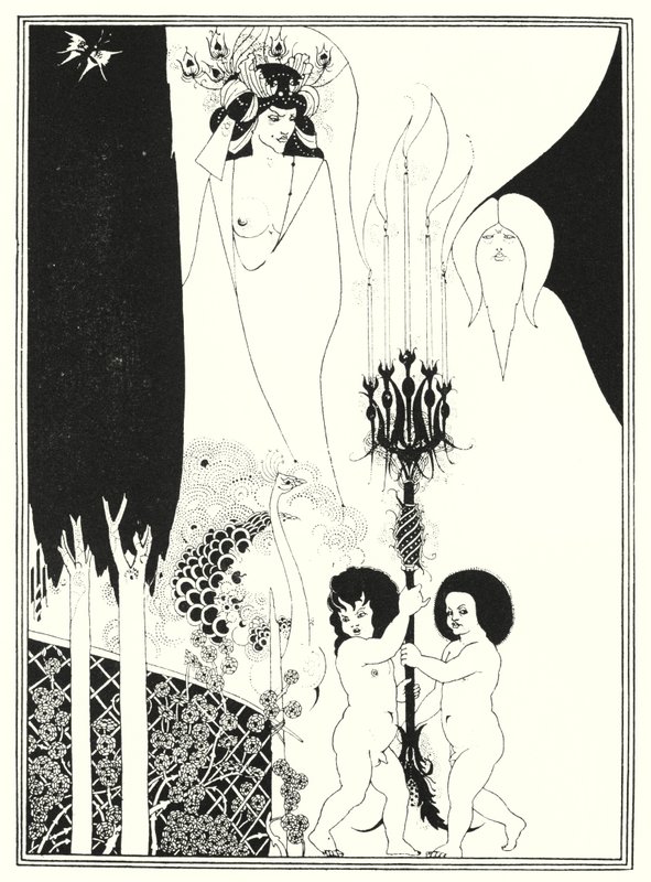 Gli occhi di Erode (incisione) da Aubrey (after) Beardsley