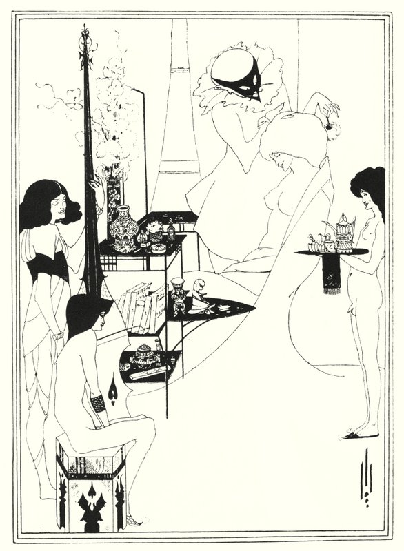 La Toilette di Salome da Aubrey (after) Beardsley