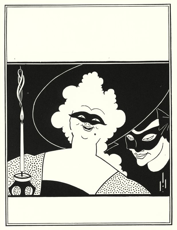 Progetto di copertina per "The Yellow Book," Volume I da Aubrey Beardsley