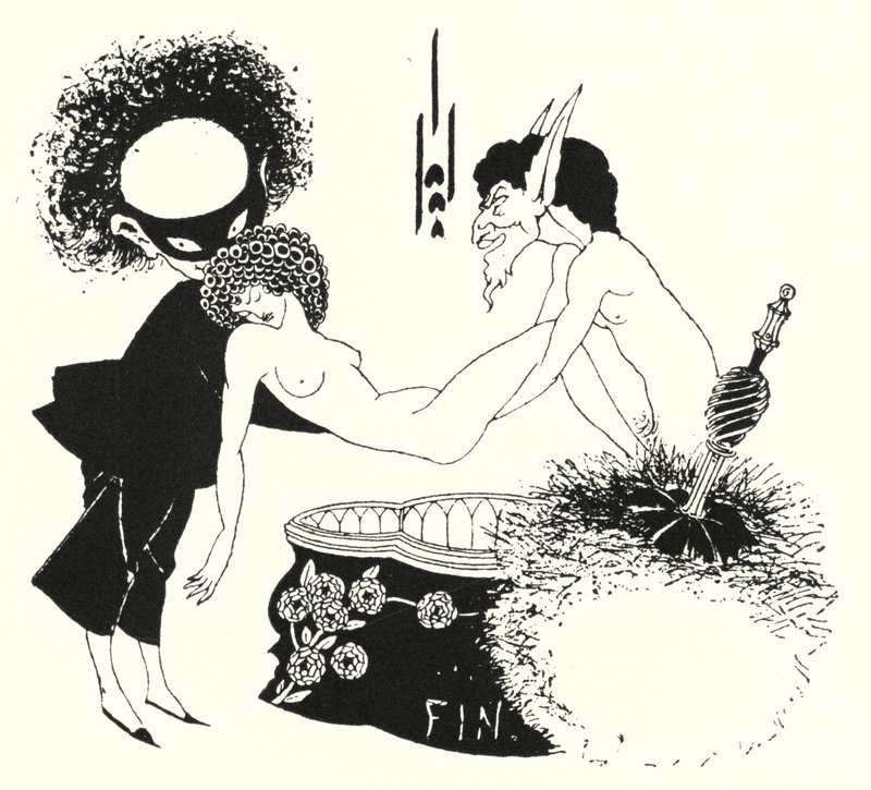 Progetto per finale da Aubrey Beardsley