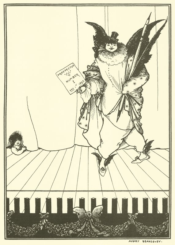 Design per il prospetto di The Savoy da Aubrey Beardsley