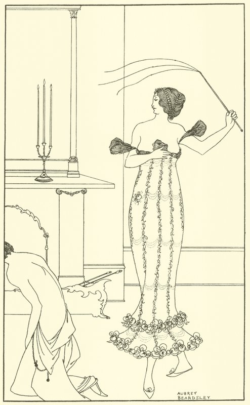 Frontespizio, Il resoconto completo e veritiero della meravigliosa missione di Earl Lavender da Aubrey Beardsley
