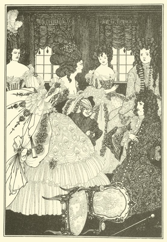 La Battaglia dei Beaux e delle Belle da Aubrey Beardsley