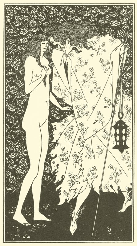 Il Misterioso Giardino delle Rose da Aubrey Beardsley