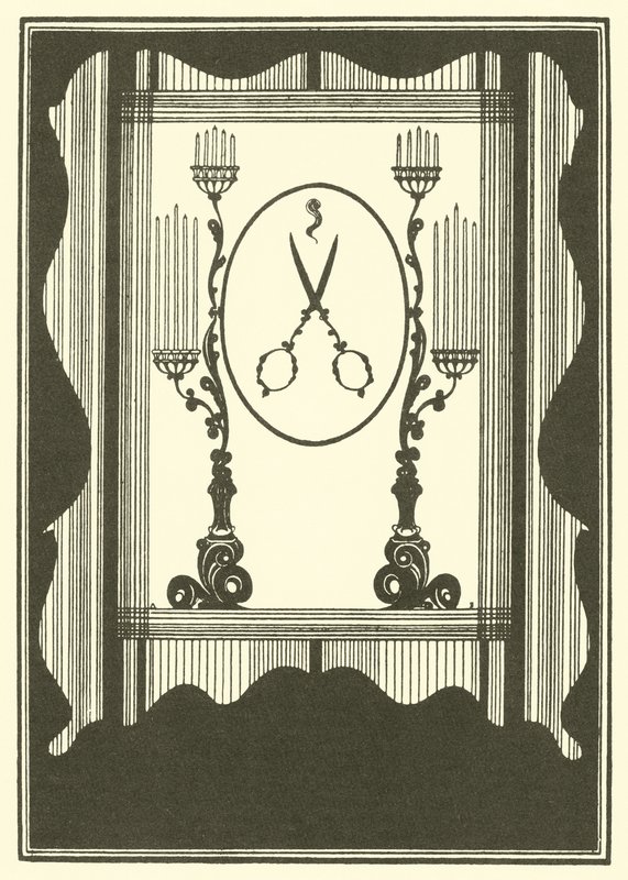 Il ricciolo rapito da Aubrey Beardsley