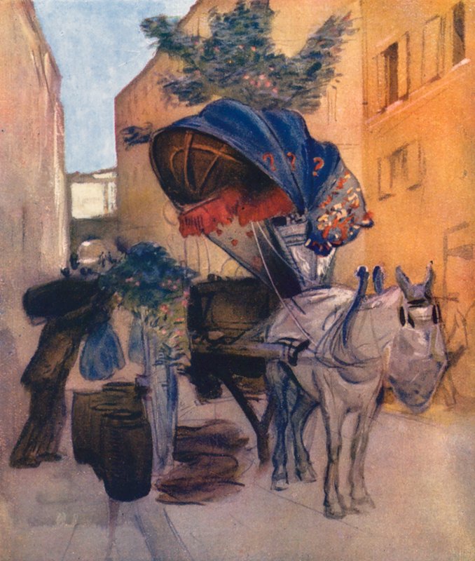 Roma: Carro del vino romano da Aubrey Waterfield