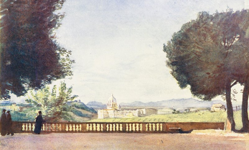 Roma: San Pietro dalla Villa Pamphili Doria da Aubrey Waterfield