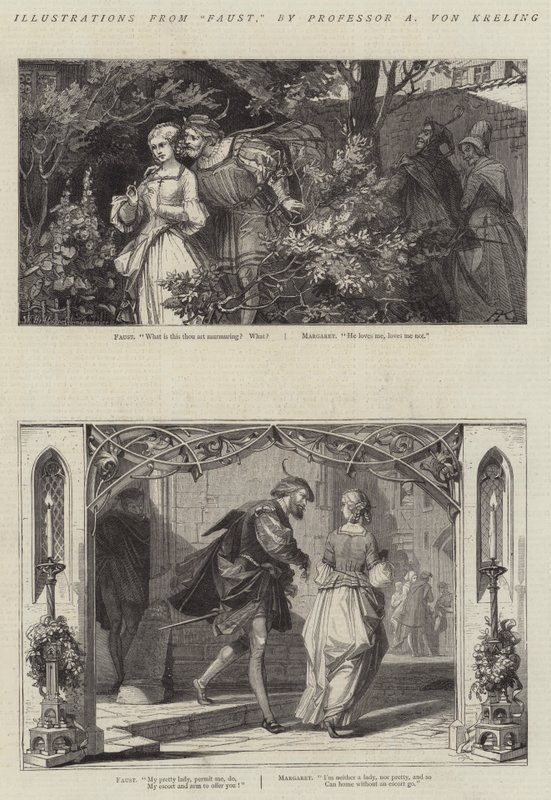 Illustrazioni da Faust da August von Kreling