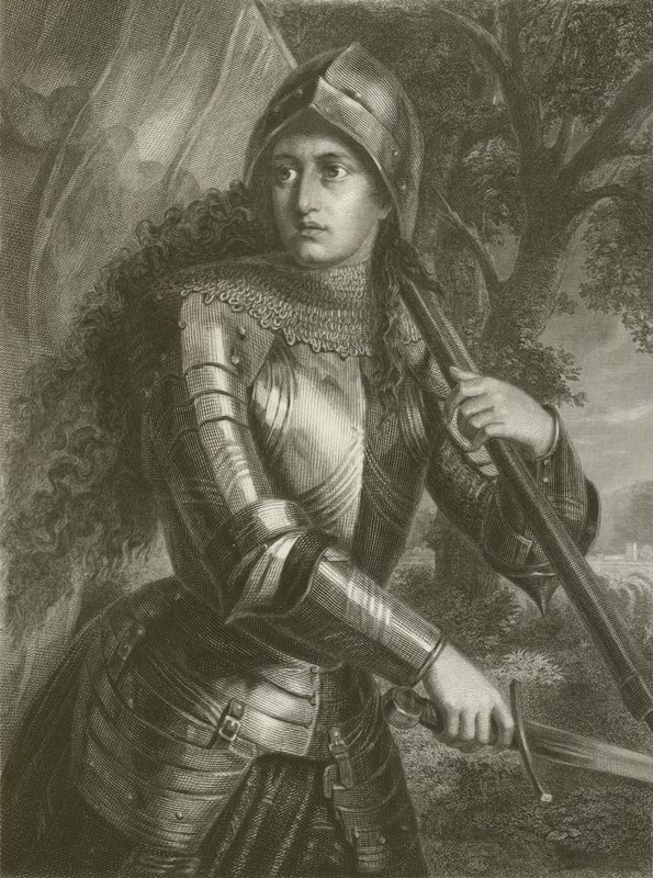Johanna (incisione) da August Friedrich Pecht