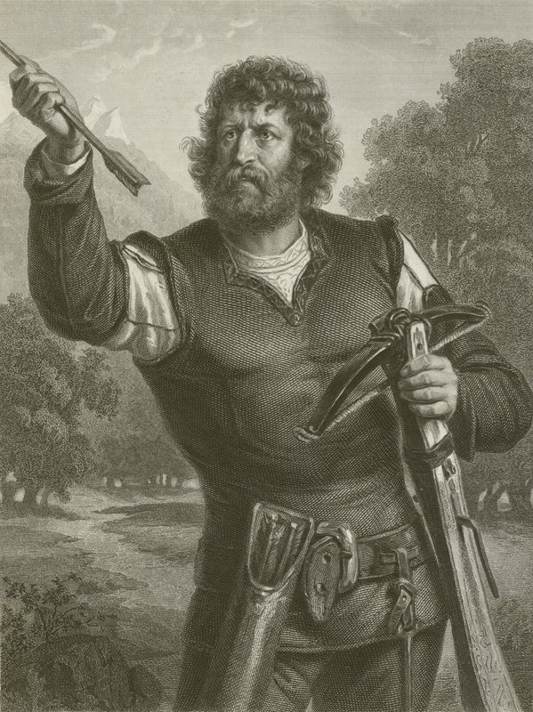 Guglielmo Tell (incisione) da August Friedrich Pecht