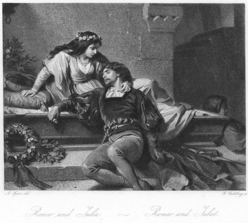 Scena da Romeo e Giulietta da August Spiess