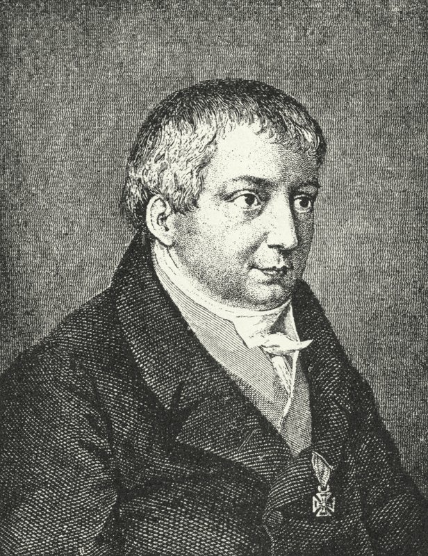 Friedrich Schlegel, poeta tedesco (incisione) da Augusta von Buttlar