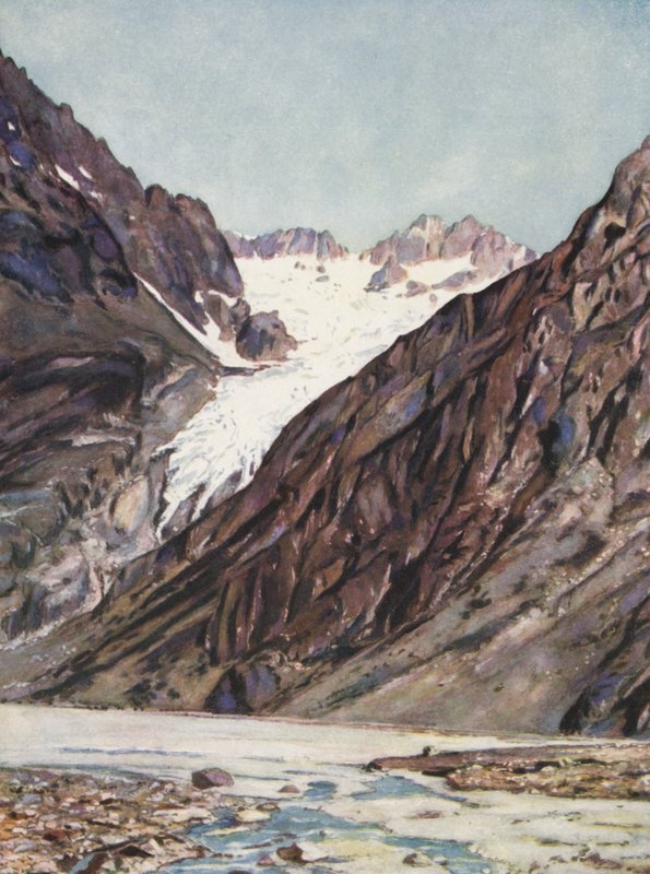 Francia: Le Glacier Blanc del Monte Pelvoux da Auguste Gerardin