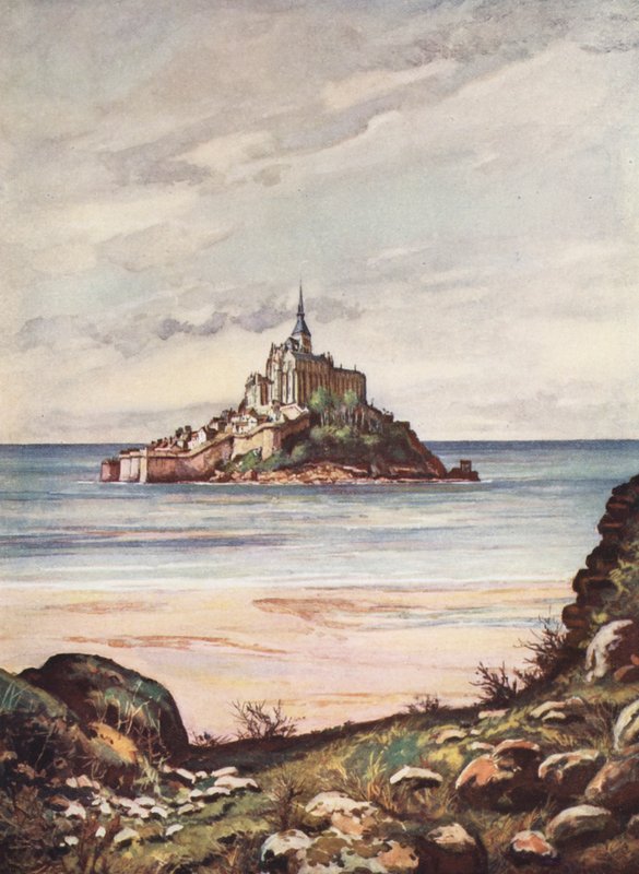 Francia: Le Mont Saint-Michel da Auguste Gerardin