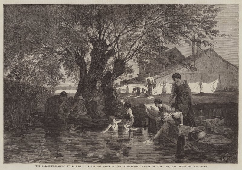 Il campo di candeggio da Auguste Joseph Herlin