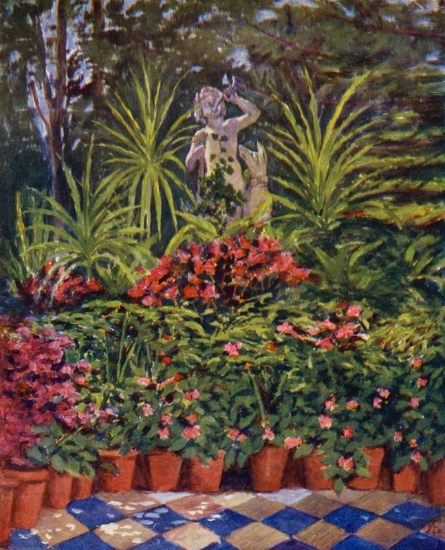 Nei giardini della villa di Marion Crawford da Augustine Fitzgerald