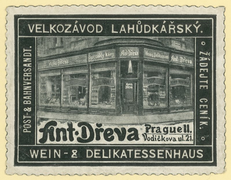 Enoteca e gastronomia Anton Dreva, Praga da Austrian School