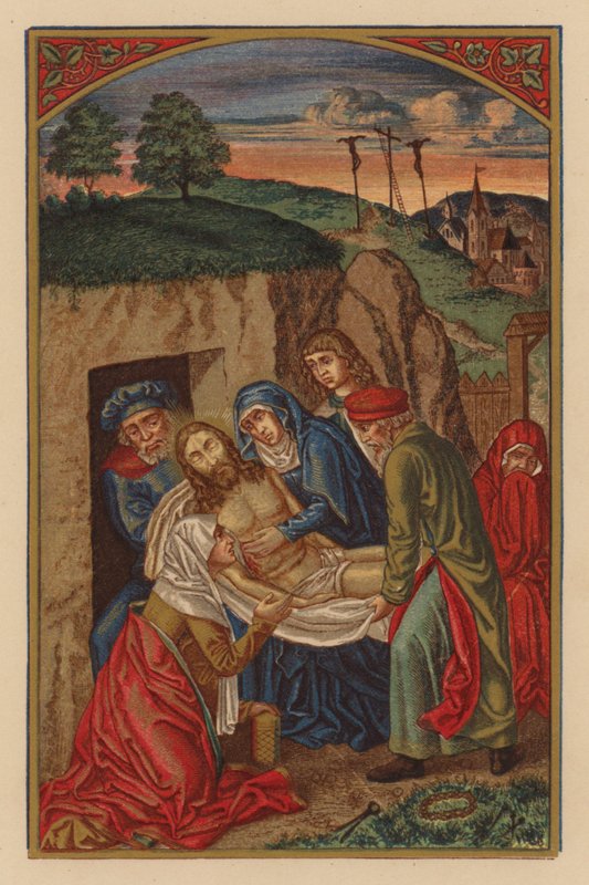 Depositio Domini (cromolitografia) da Austrian School