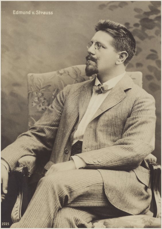Ritratto di Eduard Strauss da Austrian School