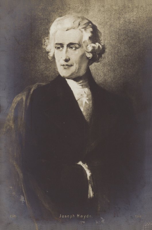 Ritratto di Joseph Haydn da Austrian School