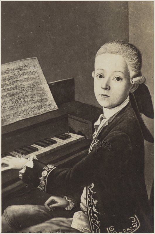 Ritratto di Wolfgang Amadeus Mozart da Austrian School