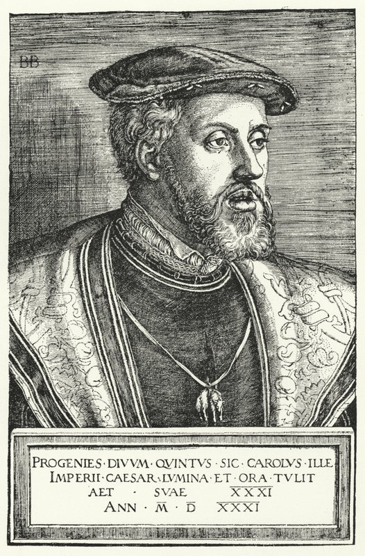 Carlo V, Sacro Romano Imperatore da Barthel after Beham