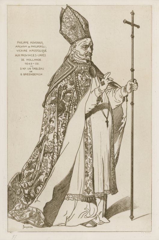 Philippe Rovenius, Arcivescovo di Philipopoli, vicario apostolico, nelle province unite d