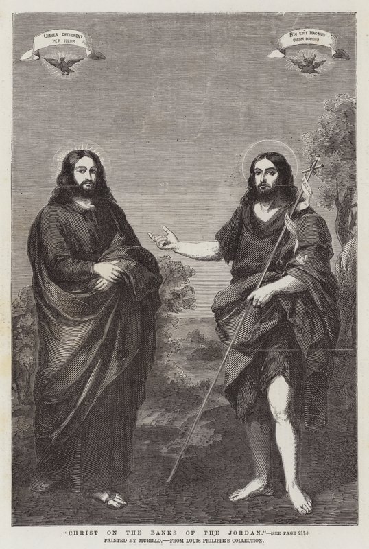 Cristo sulle rive del Giordano, dalla collezione di Luigi Filippo da Bartolomé Esteban Murillo