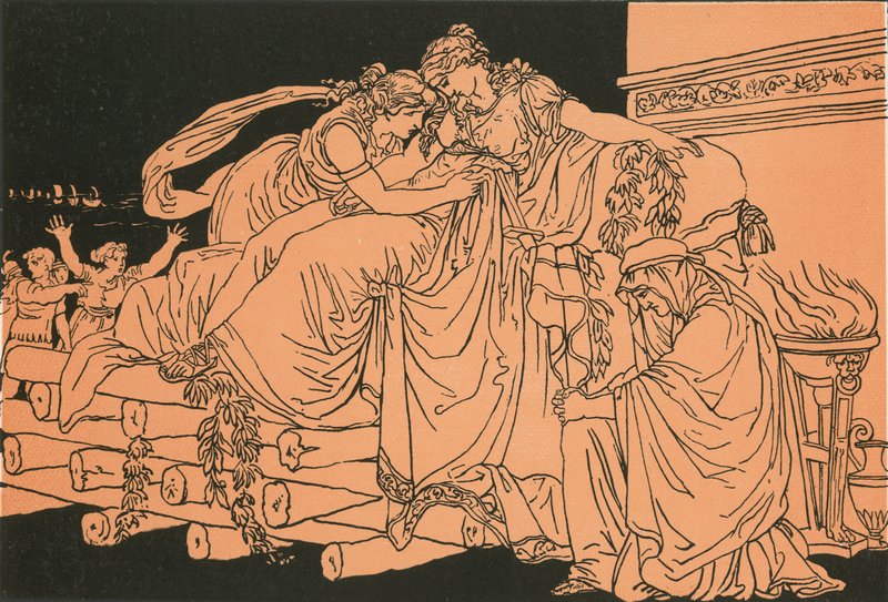 Didone sulla pira funebre da Bartolomeo Pinelli
