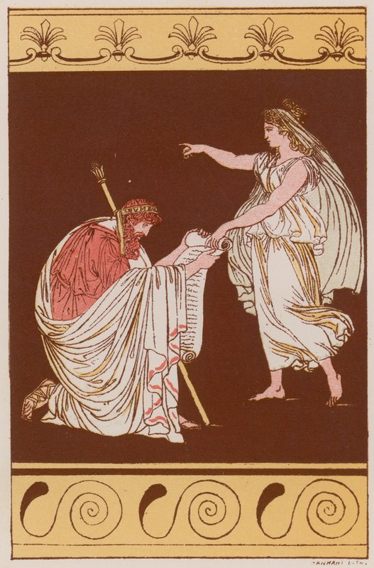 Numa Pompilio e la Ninfa Egeria da Bartolomeo Pinelli