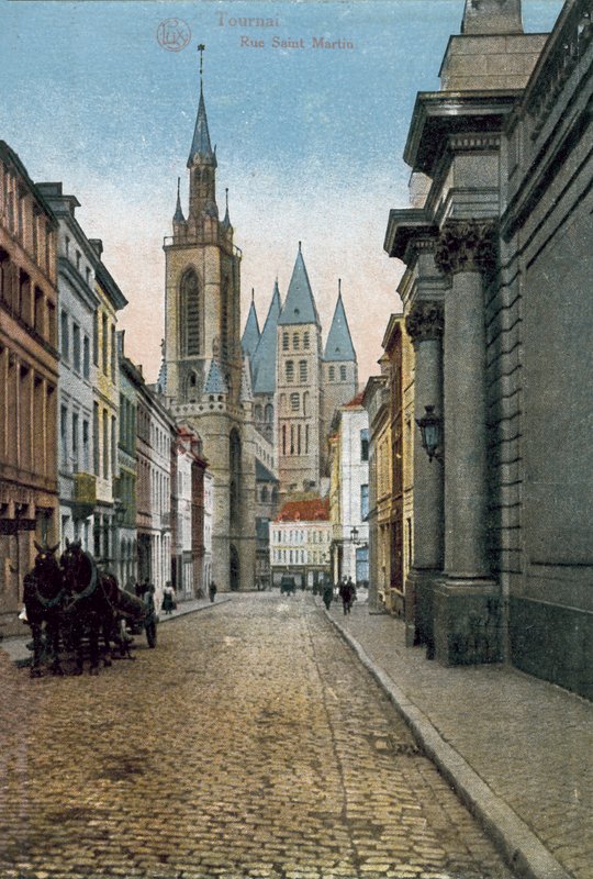 Tournai: Rue Saint Martin (foto a colori) da Belgian Photographer