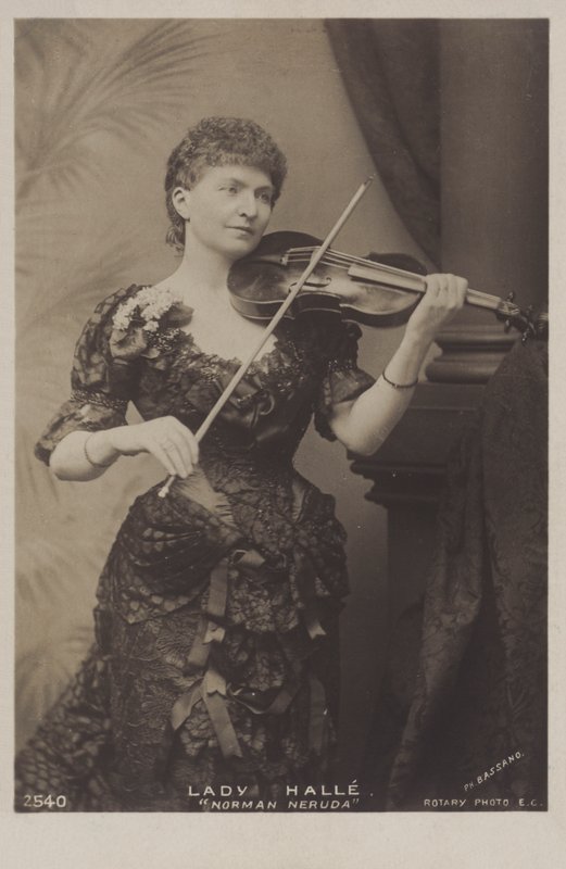 Wilma Neruda, Lady Halle, violinista morava da Belgian Photographer