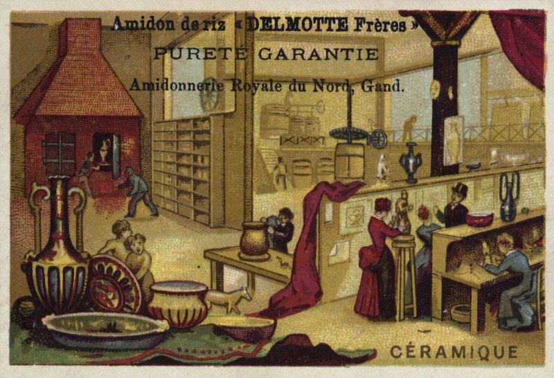 Fabbricazione di ceramiche da Belgian School