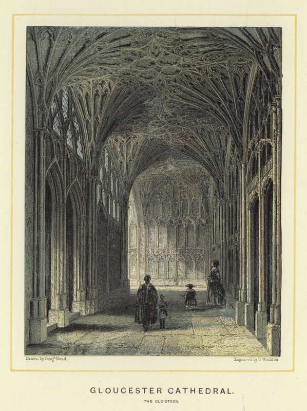 Cattedrale di Gloucester, i chiostri da Benjamin Baud