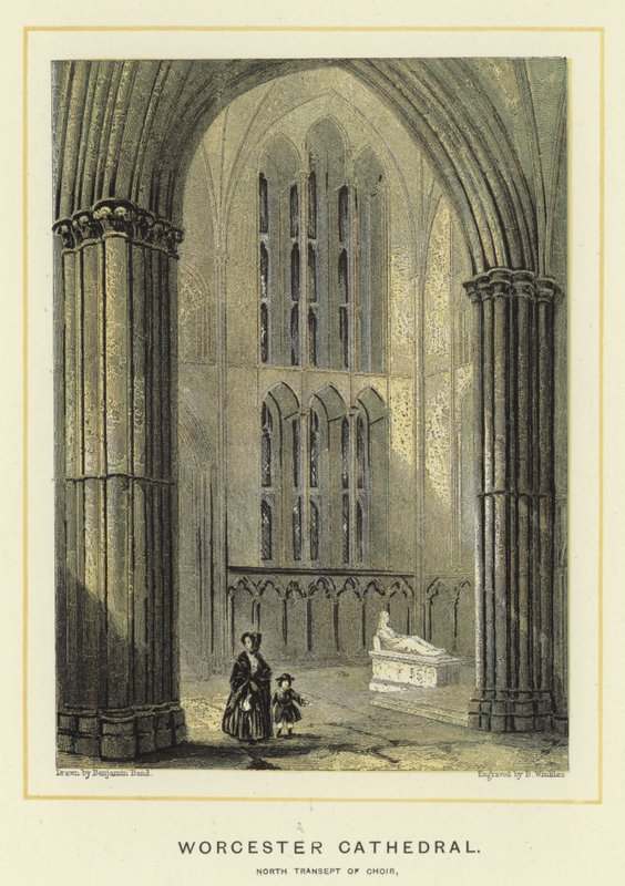 Cattedrale di Worcester, transetto nord del coro da Benjamin Baud
