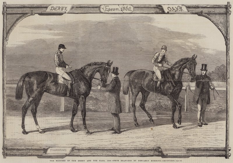 I vincitori del Derby e delle Oaks, 1860 da Benjamin Herring
