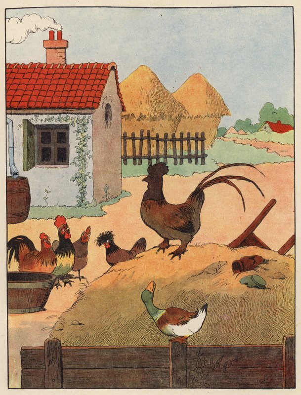Illustrazione per Chantecler di Benjamin Rabier da Benjamin Rabier