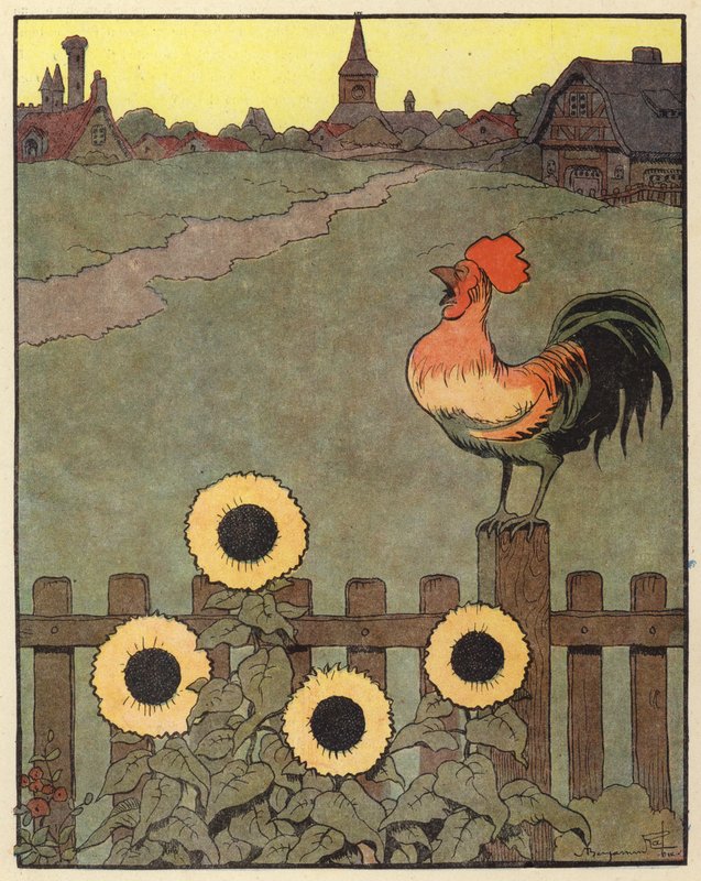Illustrazione per Chantecler di Benjamin Rabier da Benjamin Rabier