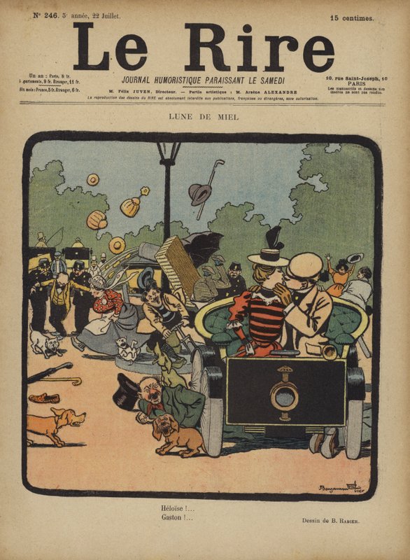 Illustrazione per Le Rire da Benjamin Rabier