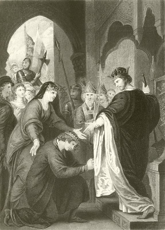 La Sottomissione del Principe Giovanni a Riccardo I da Benjamin West