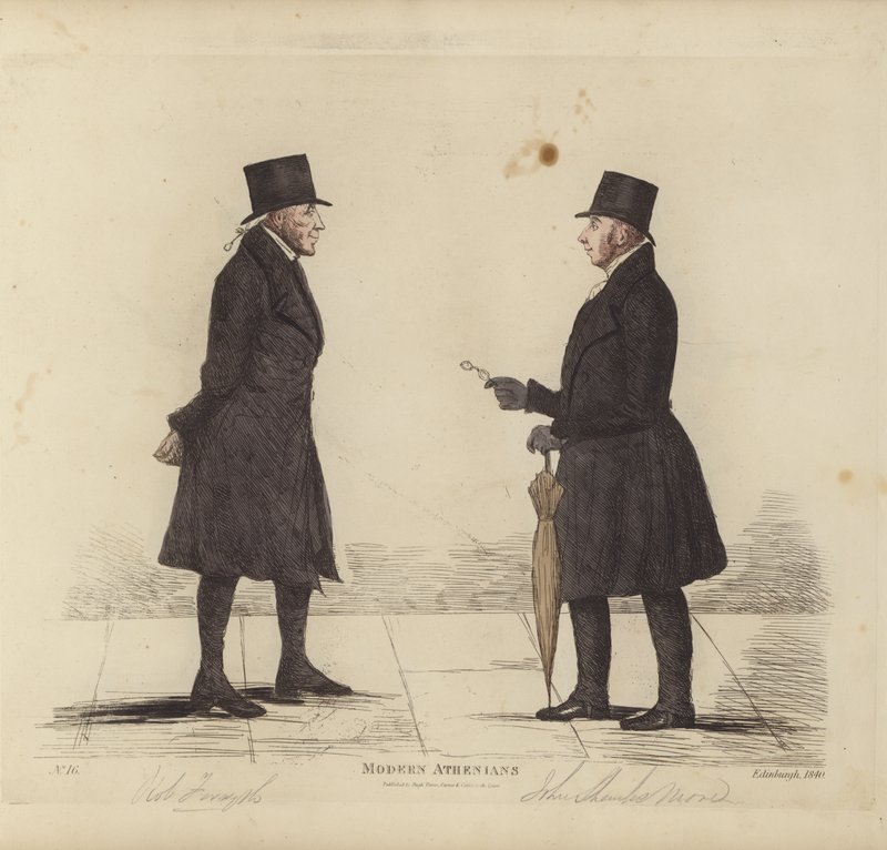 Eminenti Edimburghesi, alias Ateniesi Moderni, Robert Forsyth, Esq, Avvocato, John Shank More, Esq, LLD, Avvocato da Benjamin William Crombie