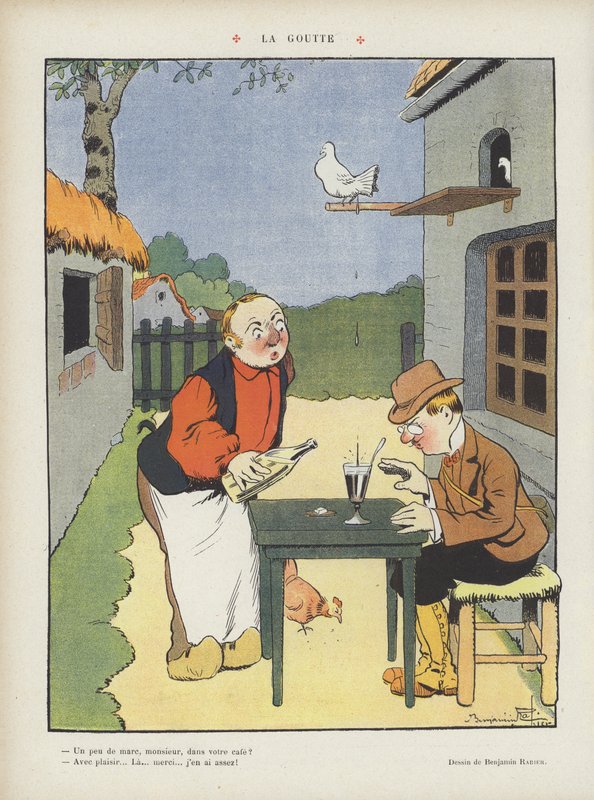 Illustrazione per Le Rire da Benjamin Rabier