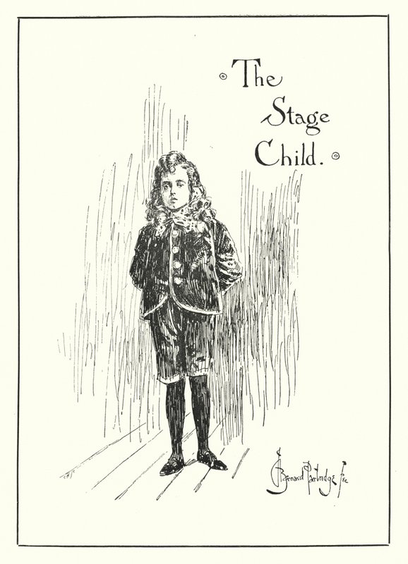 Il bambino sul palco da Bernard (after) Partridge