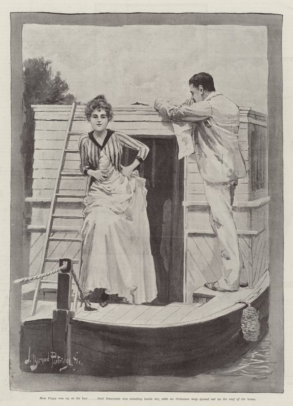 Le Strane Avventure di una Casa-Galleggiante, di William Black da Bernard Partridge