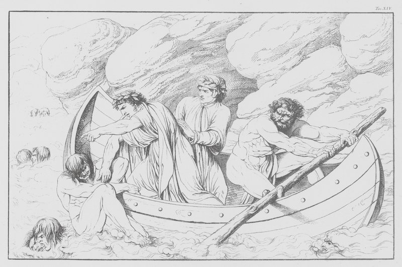 La Divina Commedia di Dante, Inferno (Inferno), Tavola XIV da Bernhard Schuler