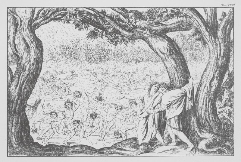 La Divina Commedia di Dante, Inferno, Tavola XXIII da Bernhard Schuler