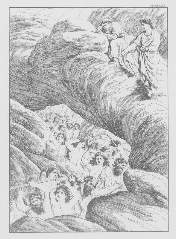 La Divina Commedia di Dante, Inferno, Tavola XXXI da Bernhard Schuler